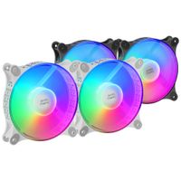 Miniatura 6 de MARS GAMING MFDUO 12CM 2XFANRGB Ult-silent White