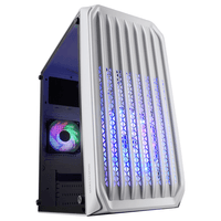 Miniatura 1 de CAJA MICROATX COMPACTA MARS GAMING MC-S2 WHITE FRONTAL CON VENTILADOR FRGB  VENTANA LATERAL SIN FUENTE DE ALIMENTACION