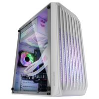 Miniatura 5 de CAJA MICROATX COMPACTA MARS GAMING MC-S2 WHITE FRONTAL CON VENTILADOR FRGB  VENTANA LATERAL SIN FUENTE DE ALIMENTACION