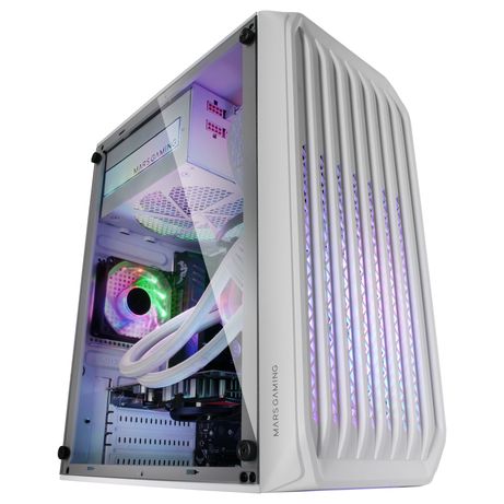 CAJA MICROATX COMPACTA MARS GAMING MC-S2 WHITE FRONTAL CON VENTILADOR FRGB VENTANA LATERAL SIN FUENTE DE ALIMENTACION - Imagen 5 de 7 CAJA MICROATX COMPACTA MARS GAMING MC-S2 WHITE FRONTAL CON VENTILADOR FRGB VENTANA LATERAL SIN FUENTE DE ALIMENTACION - Imagen 5 de 7