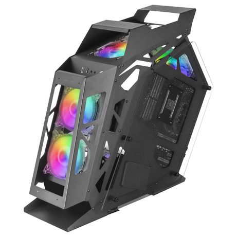 CAJA MICROATX COMPACTA MARS GAMING MC61 BLACK DISE??O PREMIUM CONTROLADORA ARGB CON MANDO 4 VENTIL - Imagen 2 de 7 CAJA MICROATX COMPACTA MARS GAMING MC61 BLACK DISE??O PREMIUM CONTROLADORA ARGB CON MANDO 4 VENTIL - Imagen 2 de 7