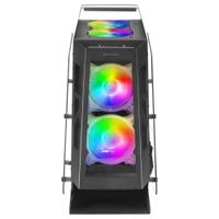 Miniatura 3 de CAJA MICROATX COMPACTA MARS GAMING MC61 BLACK DISE??O PREMIUM CONTROLADORA ARGB CON MANDO 4 VENTIL