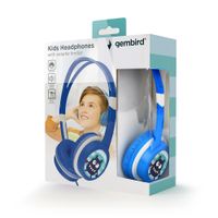 Miniatura 3 de AURICULARES PARA NIÑOS GEMBIRD CONTROL DE VOLUMEN AZUL
