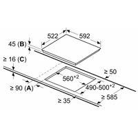 Miniatura 2 de VITROCERAMICA INDEPENDIENTE RADIANTES BOSCH PKF611BB8E 4 ZONAS COCCION ANCHO 60 CM