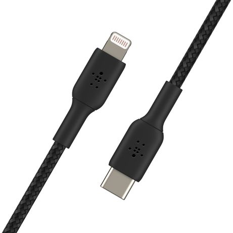 CABLE BELKIN CAA004BT1MBK USB-C A LIGHTNING TRENZADO BOOST CHARGE 1m COLOR NEGRO - Imagen 5 de 5 CABLE BELKIN CAA004BT1MBK USB-C A LIGHTNING TRENZADO BOOST CHARGE 1m COLOR NEGRO - Imagen 5 de 5