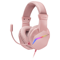 Miniatura 1 de HEADSET MARS GAMING MH122 PINK ULTRA LIGEROS 184g DRIVERS DE NEODIMO 50mm MICROFONO FLEXIBLE JACK 3.5mm SIMPLE Y DOBLE ILUMINACION FRGB