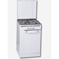 Miniatura 1 de COCINA DE GAS ROMMER CFS-3 FG BLANCO 3 ZONAS COCCION CON PORTABOMBONAS BLANCA