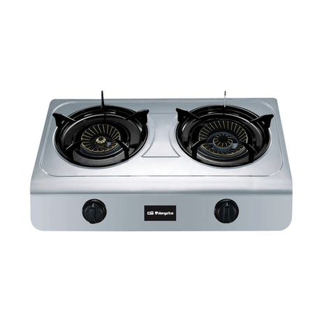 HORNILLO ORBEGOZO FO2700 2 ZONAS GAS GB - Imagen 1 de 2 HORNILLO ORBEGOZO FO2700 2 ZONAS GAS GB - Imagen 1 de 2