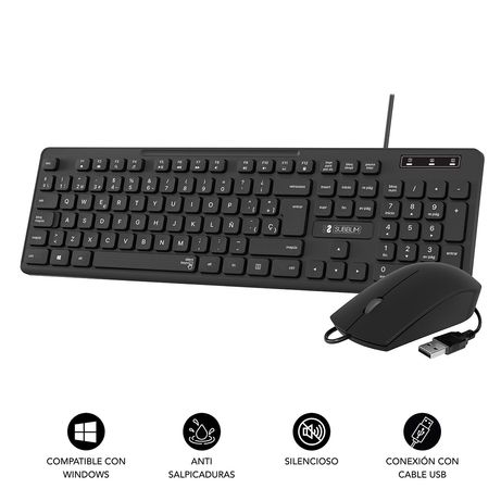 COMBO SUBBLIM BUSINESS SLIM SILENCIOSO CON CABLE - Imagen 3 de 6 COMBO SUBBLIM BUSINESS SLIM SILENCIOSO CON CABLE - Imagen 3 de 6