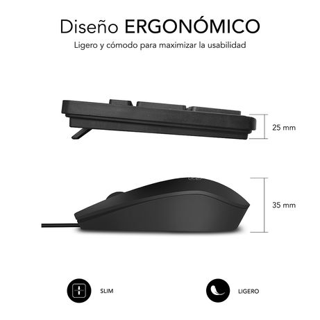 COMBO SUBBLIM BUSINESS SLIM SILENCIOSO CON CABLE - Imagen 4 de 6 COMBO SUBBLIM BUSINESS SLIM SILENCIOSO CON CABLE - Imagen 4 de 6