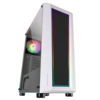Miniatura 2 de MARS GAMING  MC-ART Blanco Caja PC Gaming ATX Doble Cristal Templado Dibujable ARGB 12 Modos Ventilador 12cm RGB Blanco