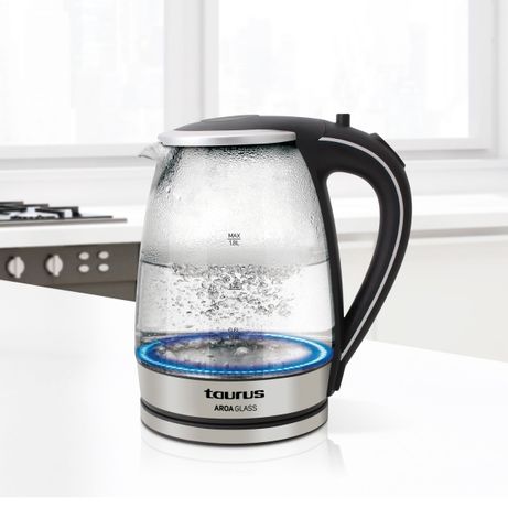 HERVIDOR TAURUS AROA GLASS 1,8L 2200W - Imagen 7 de 8 HERVIDOR TAURUS AROA GLASS 1,8L 2200W - Imagen 7 de 8