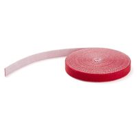 Miniatura 2 de 25FT. HOOK AND LOOP ROLL - RED - RESUAB LE