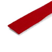Miniatura 3 de 25FT. HOOK AND LOOP ROLL - RED - RESUAB LE