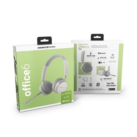AURICULARES ENERGY SISTEM OFFICE 6 WHITE - Imagen 6 de 6 AURICULARES ENERGY SISTEM OFFICE 6 WHITE - Imagen 6 de 6