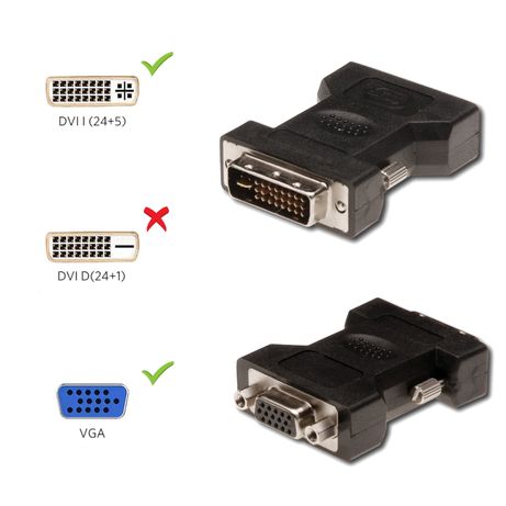 Ewent Adaptador DVI-I 24+5 macho A VGA-F - Imagen 4 de 5 Ewent Adaptador DVI-I 24+5 macho A VGA-F - Imagen 4 de 5