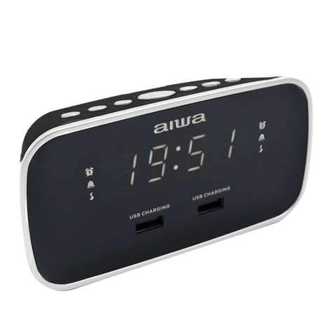 RADIO DESPERTADOR AIWA CRU-19 BLACK 2 PUERTOS USB DE CARGA 5V 2.4A - Imagen 1 de 6 RADIO DESPERTADOR AIWA CRU-19 BLACK 2 PUERTOS USB DE CARGA 5V 2.4A - Imagen 1 de 6
