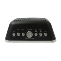 Miniatura 3 de RADIO DESPERTADOR AIWA CRU-19 BLACK 2 PUERTOS USB DE CARGA 5V 2.4A