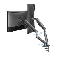 Miniatura 5 de SOPORTE MESA MONITOR/TV TOOQ DB4132TNR-G 17´´/32´´ MAX.9KG NEGRO 2 BRAZOS