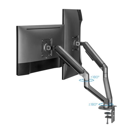 SOPORTE MESA MONITOR/TV TOOQ DB4132TNR-G 17´´/32´´ MAX.9KG NEGRO 2 BRAZOS - Imagen 5 de 9 SOPORTE MESA MONITOR/TV TOOQ DB4132TNR-G 17´´/32´´ MAX.9KG NEGRO 2 BRAZOS - Imagen 5 de 9