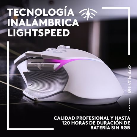 RATON INALAMBRICO LOGITECH G G502 X PLUS LIGHTSPEED RGB - BLANCO - Imagen 4 de 10 RATON INALAMBRICO LOGITECH G G502 X PLUS LIGHTSPEED RGB - BLANCO - Imagen 4 de 10
