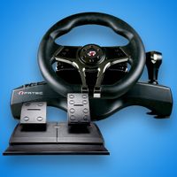 Miniatura 3 de VOLANTE + PEDALES + CAMBIO DE MARCHAS FR-TEC HURRICANE WHEEL MKII | PC, PS4