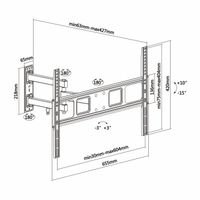 Miniatura 5 de SOPORTE AISENS 37P-70P PARED BRAZO NEGRO WT70TSLE-021