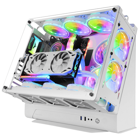 CAJA MICROATX MARS GAMING MCB WHITE DISE??O CUSTOM PREMIUM SISTEMA MODULAR SIN FUENTE DE ALIMENTAC - Imagen 1 de 6 CAJA MICROATX MARS GAMING MCB WHITE DISE??O CUSTOM PREMIUM SISTEMA MODULAR SIN FUENTE DE ALIMENTAC - Imagen 1 de 6