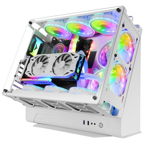 CAJA MICROATX MARS GAMING MCB WHITE DISE??O CUSTOM PREMIUM SISTEMA MODULAR SIN FUENTE DE ALIMENTAC - Imagen 6 de 6 CAJA MICROATX MARS GAMING MCB WHITE DISE??O CUSTOM PREMIUM SISTEMA MODULAR SIN FUENTE DE ALIMENTAC - Imagen 6 de 6