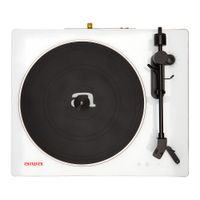Miniatura 6 de TOCADISCOS BLUETOOTH AIWA APX-680BT WHITE ALTA PRECISION BT 5.0 PLATO DE METAL 27.5cm TRES VELOCIDADES 33, 1/3 ,45 RPM LECTOR GRABADOR USB/SD
