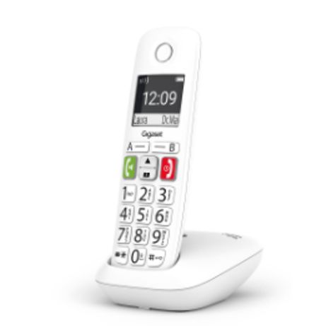 TELEFONO FIJO INALAMBRICO GIGASET E290 DUO TECLAS GRANDES Y PANTALLA DE ALTA VISIBILIDAD 150 CONTACTOS BLANCO - Imagen 4 de 9 TELEFONO FIJO INALAMBRICO GIGASET E290 DUO TECLAS GRANDES Y PANTALLA DE ALTA VISIBILIDAD 150 CONTACTOS BLANCO - Imagen 4 de 9