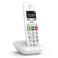Miniatura 7 de TELEFONO FIJO INALAMBRICO GIGASET E290 DUO TECLAS GRANDES Y PANTALLA DE ALTA VISIBILIDAD 150 CONTACTOS BLANCO