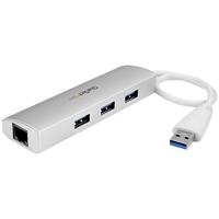 Miniatura 1 de 3 Port Portable USB 3.0 Hub plus GbE