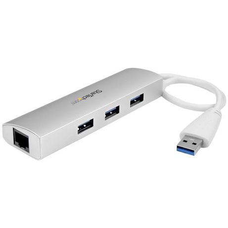 3 Port Portable USB 3.0 Hub plus GbE - Imagen 1 de 7 3 Port Portable USB 3.0 Hub plus GbE - Imagen 1 de 7