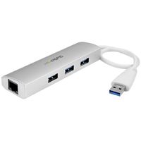 Miniatura 2 de 3 Port Portable USB 3.0 Hub plus GbE