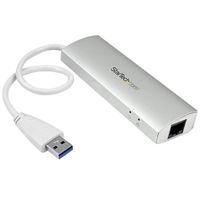 Miniatura 3 de 3 Port Portable USB 3.0 Hub plus GbE