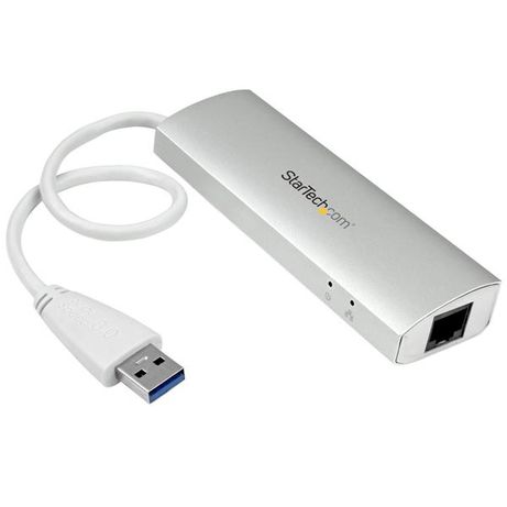 3 Port Portable USB 3.0 Hub plus GbE - Imagen 3 de 7 3 Port Portable USB 3.0 Hub plus GbE - Imagen 3 de 7