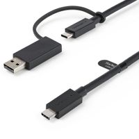 Miniatura 2 de CABLE 0.9M USB-C CON ADAPTADOR USBA - CABLE USB TIP OC