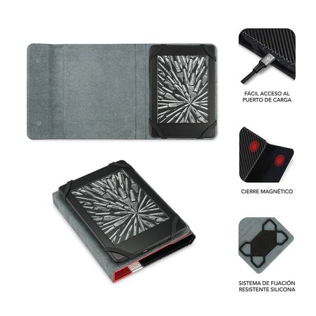FUNDA EBOOK SUBBLIM 6´´ RED - Imagen 3 de 4 FUNDA EBOOK SUBBLIM 6´´ RED - Imagen 3 de 4