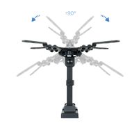 Miniatura 9 de Tooq Soporte TV LP2042TNL-B 13-42 Gira/Incl2 Piv