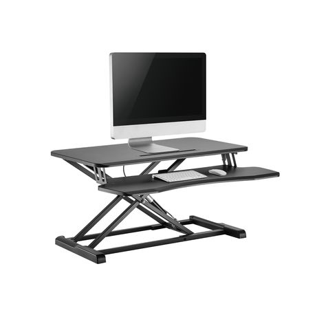 SOPORTE ERGONOMICO DE MESA PARA PC / MONITOR Y TECLADO ALTURA AJUSTABLE - Imagen 3 de 7 SOPORTE ERGONOMICO DE MESA PARA PC / MONITOR Y TECLADO ALTURA AJUSTABLE - Imagen 3 de 7