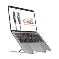 Miniatura 5 de AISENS Soporte De Sobremesa Ajustable Para Portatil / Tablet, 10 - 15P Plata
