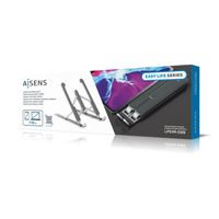 Miniatura 7 de AISENS Soporte De Sobremesa Ajustable Para Portatil / Tablet, 10 - 15P Plata