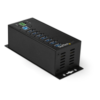 Miniatura 1 de 7-PORT INDUSTRIAL USB 3.0 HUB WITH EXTERNAL POWER ADAPT ER