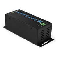 Miniatura 5 de 7-PORT INDUSTRIAL USB 3.0 HUB WITH EXTERNAL POWER ADAPT ER