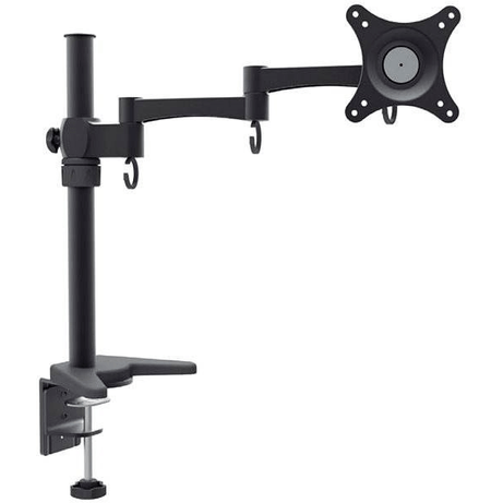 SOPORTE DE MESA PARA MONITOR DE 10" - 27" BRAZO CON 2 CODOS Y SOPORTE ORIENTABLE MAX. VESA 100x100 HASTA 10KG - Imagen 1 de 2 SOPORTE DE MESA PARA MONITOR DE 10" - 27" BRAZO CON 2 CODOS Y SOPORTE ORIENTABLE MAX. VESA 100x100 HASTA 10KG - Imagen 1 de 2