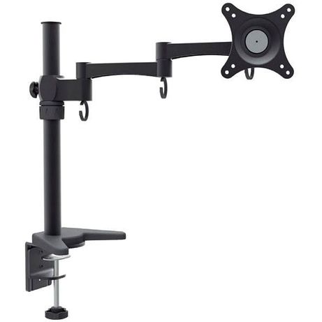SOPORTE DE MESA PARA MONITOR DE 10" - 27" BRAZO CON 2 CODOS Y SOPORTE ORIENTABLE MAX. VESA 100x100 HASTA 10KG - Imagen 2 de 2 SOPORTE DE MESA PARA MONITOR DE 10" - 27" BRAZO CON 2 CODOS Y SOPORTE ORIENTABLE MAX. VESA 100x100 HASTA 10KG - Imagen 2 de 2
