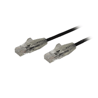 Miniatura 1 de Cable 2m de Red Cat6 Sin Enganches Negro