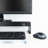 Miniatura 3 de Tooq Soporte elevador monitor/portátil 3xUSB negro