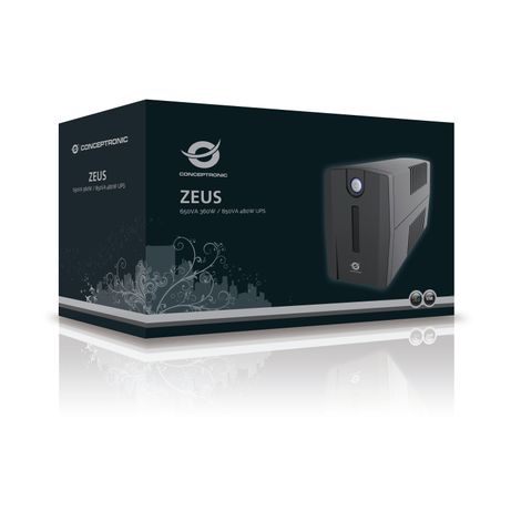 SAI 650VA CONCEPTRONIC 360W 2 SHUCKO PROTECCION LAN MODEM - Imagen 4 de 7 SAI 650VA CONCEPTRONIC 360W 2 SHUCKO PROTECCION LAN MODEM - Imagen 4 de 7